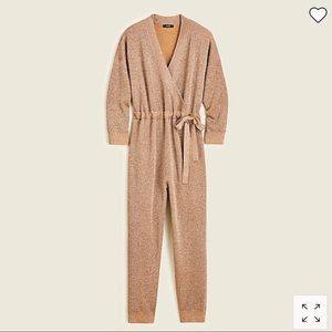 Gold Wrap Sweater Jumpsuit ✨